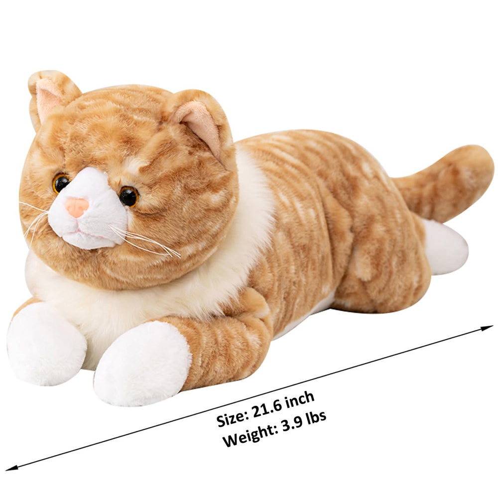 Fawowe cat weighted plush decor idea for home or car