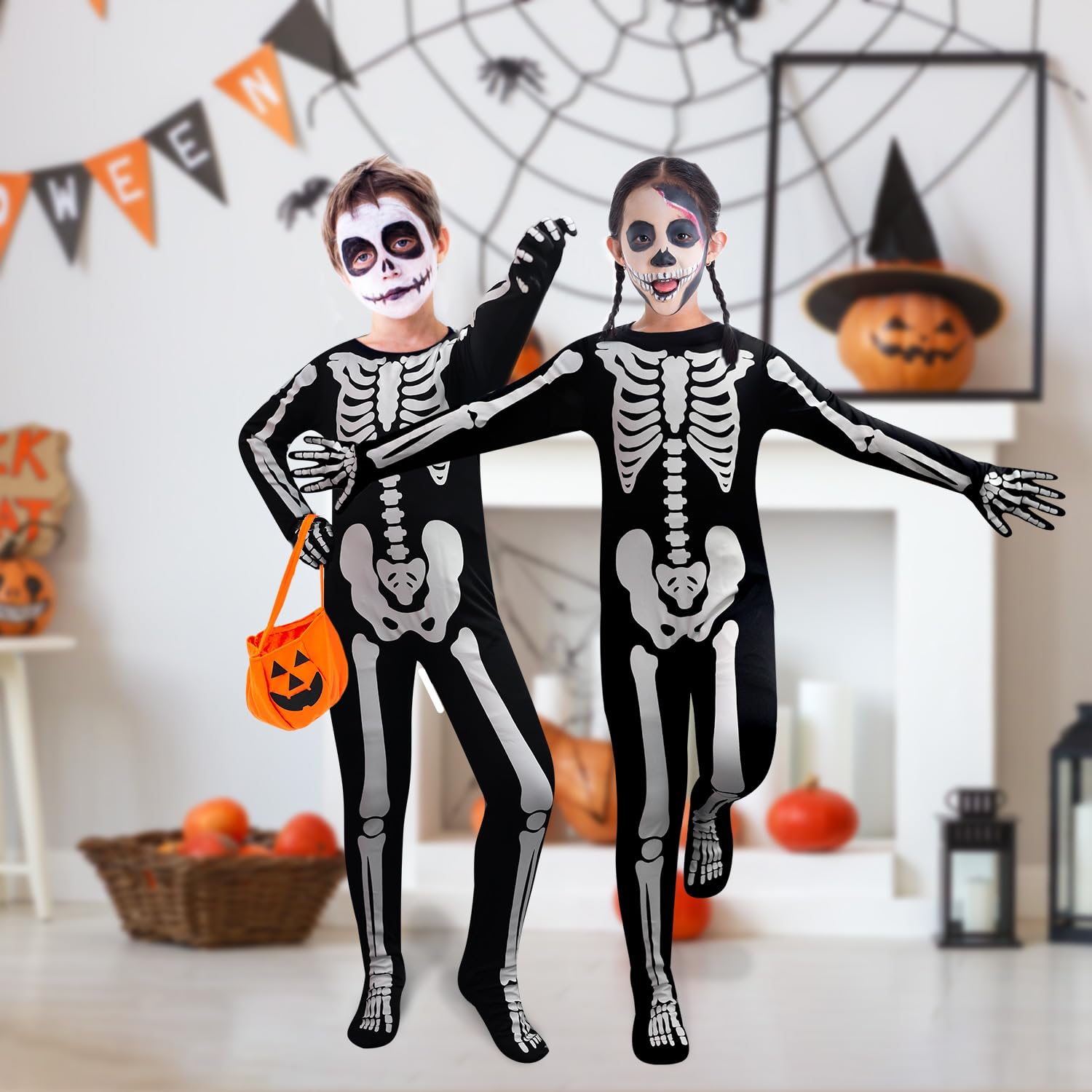 Faybox glow effect enhances night visibility during Halloween adventures