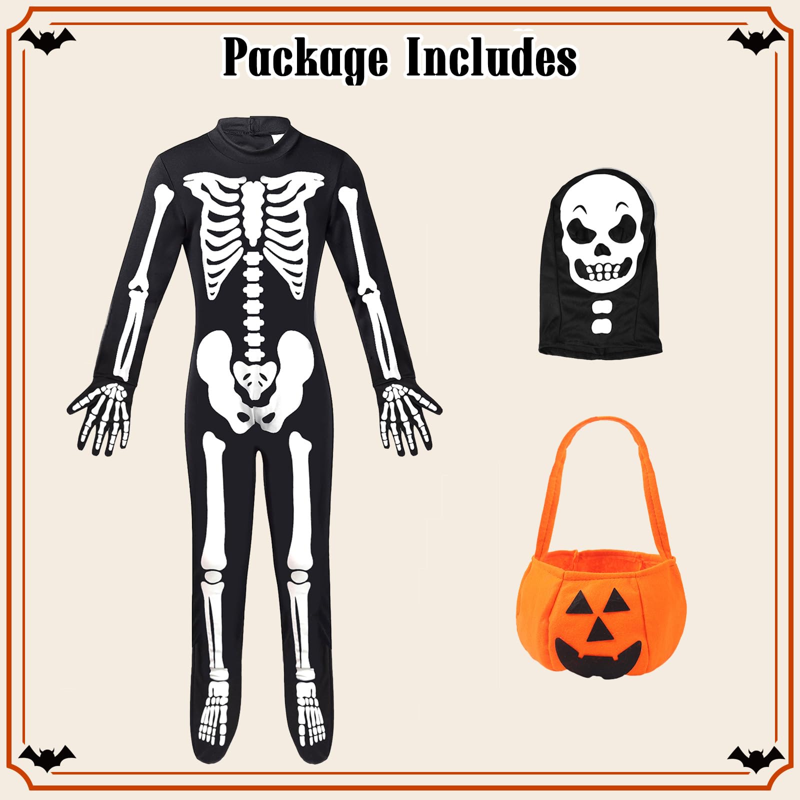 Faybox hollow-eyed hood adds spooky vibes to the skeleton look