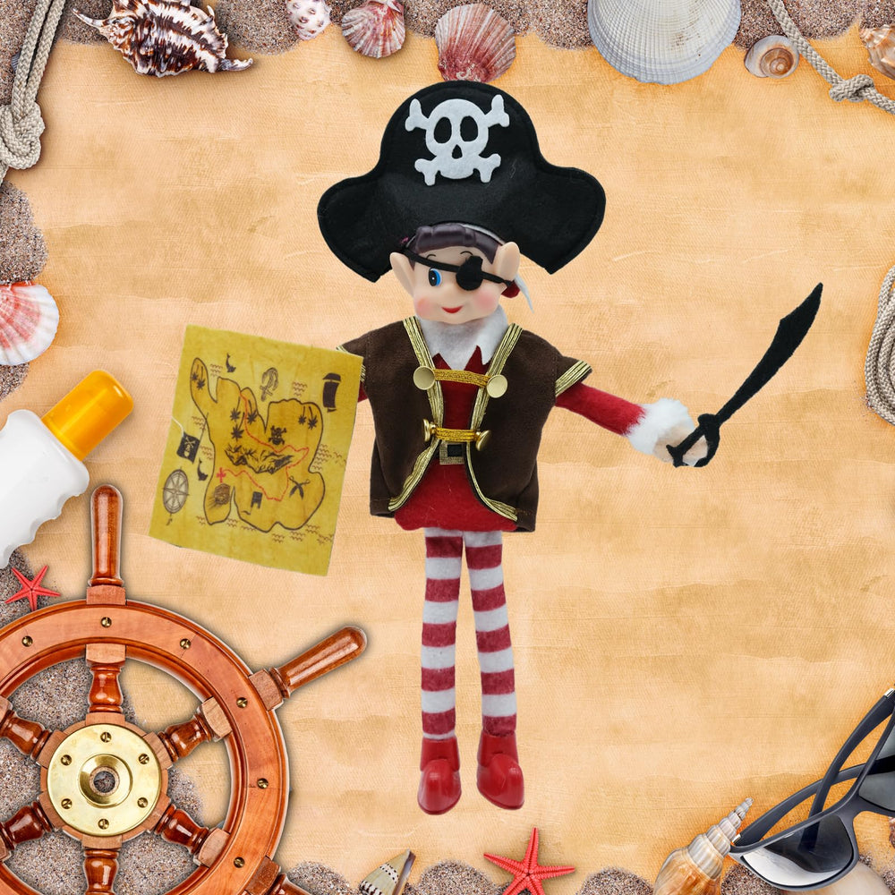 Fayelfland elf pirate costume packaging, simple dress-up for kids
