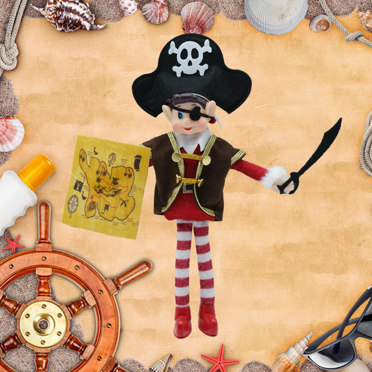 Fayelfland elf pirate costume packaging, simple dress-up for kids