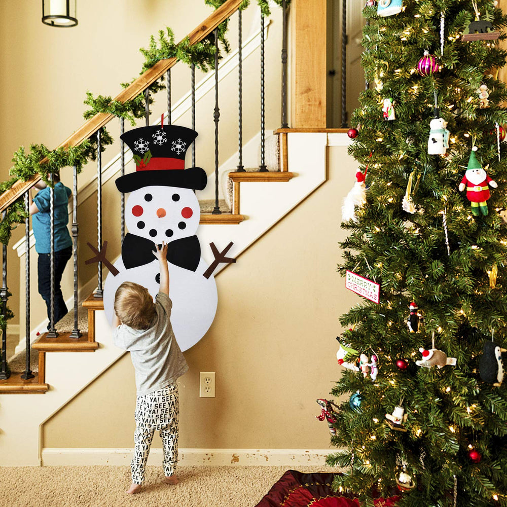 Fayoo 3.5mm felt fabric snowman is sturdy and safe for kids.