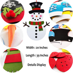 Fayoo white snowman dresses are easy for kids to mix and match colors.