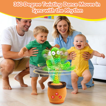 FAYOUCZ cactus toy features about 50 songs to sing along.