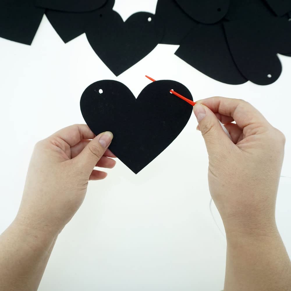 Easy hanging and DIY setup of FAZHBARY heart banner for events