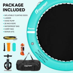 FBSPORT floating dock suitable for lakeside lounging and docking