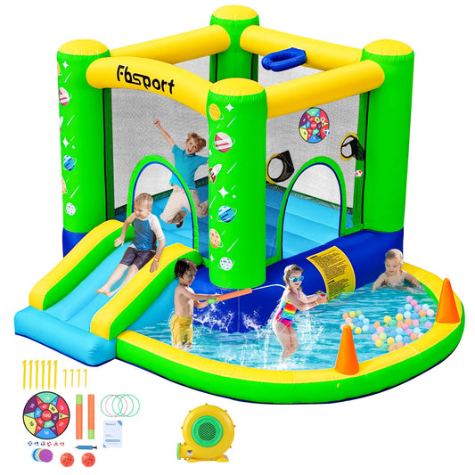 FBSPORT Galaxy theme bounce castle for indoor or outdoor fun with durable construction.