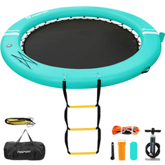 FBSPORT multi-purpose floating island for swimming, sunbathing, and yoga