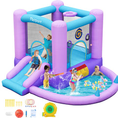 FBSPORT inflatable bounce house with galaxy theme for indoor and outdoor play