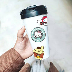 Fcelery Pompompurin Keroppi stickers pack ideal for notebooks and skateboards.