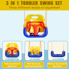 FCOUMY toddler swing foldable stand for easy storage and transport