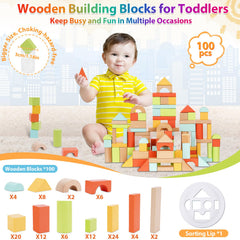FCSONU varied block shapes and colors encourage sorting and imaginative play