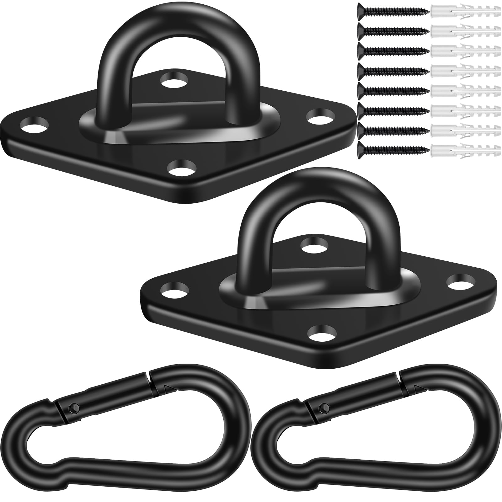 Feanron hammock hooks 2-pack product shot shows durable, reliable outdoor hanging.
