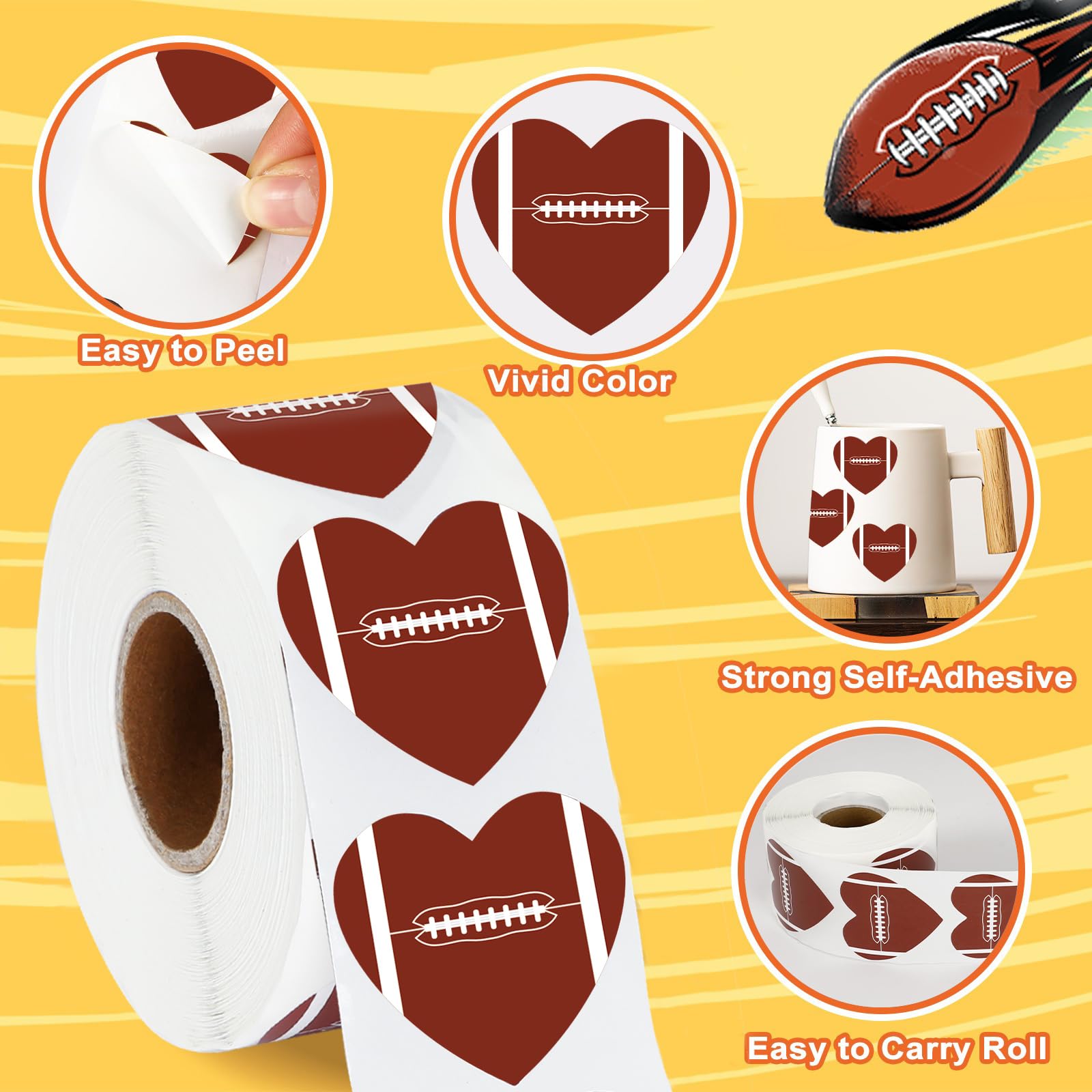 FEBSNOW waterproof stickers for water bottles and cups with sporty flair.