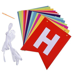 FECEDY multi-colored letters banner enhances photo moments