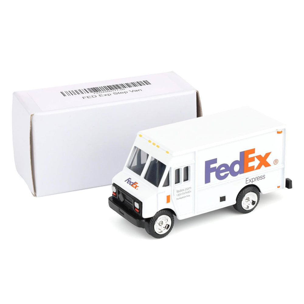 FedEx Express 1/64 die-cast delivery van wheel detail for durable play