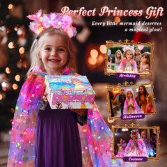 Fedio Mermaid Dress Up Cape ready for party play.