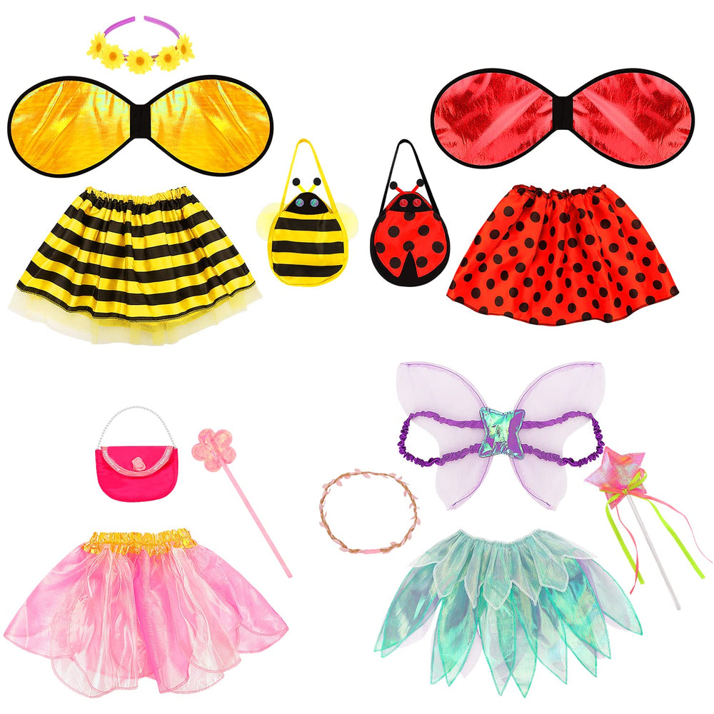 Fedio pink fairy costume for girls, sparks imagination during dress-up sessions.