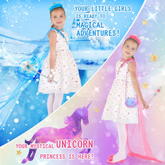 Fedio Princess Dress Up Shoes Set unicorn purse highlights adorable accessory for storytime