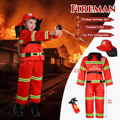 Fedio chef costume set with hat and apron for imaginative cooking.