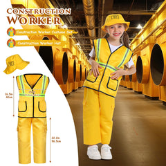 Fedio firefighter set includes top, pants and toy extinguisher.