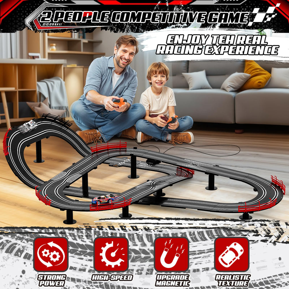 Fedonak kids enjoy the track set during playtime and family gatherings.