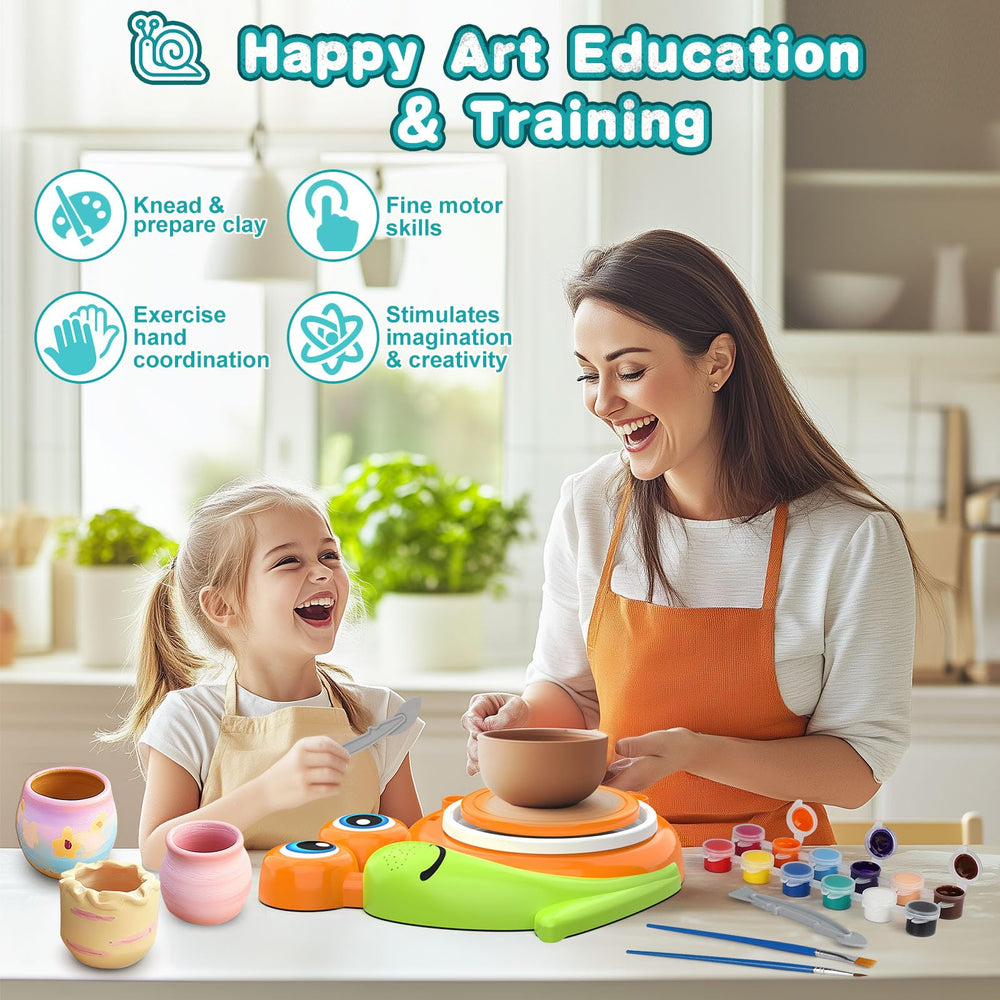 Fedonak sculpting tools help kids shape, carve, and refine designs.