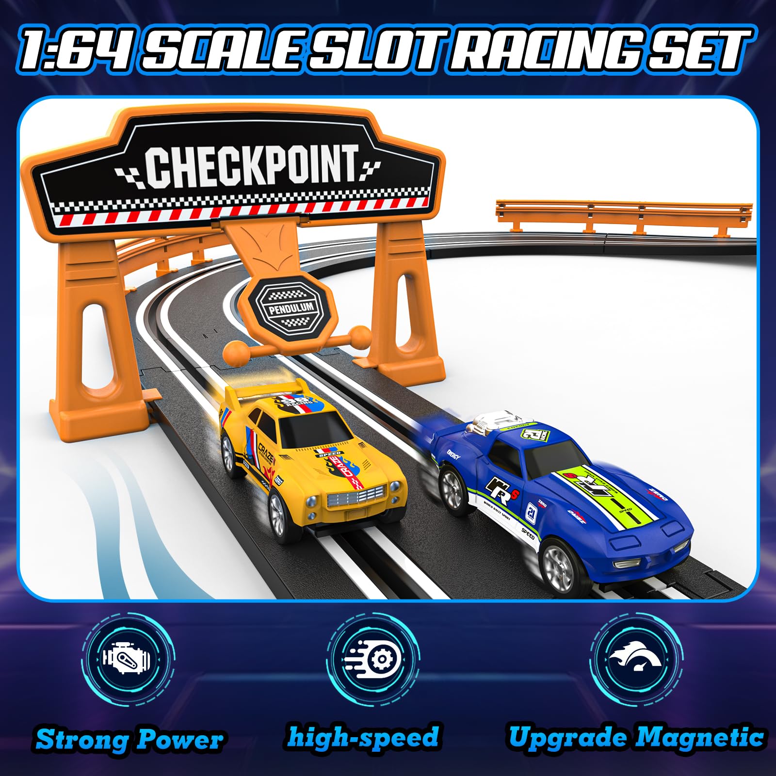 Fedonak track shows automatic lap counter in action