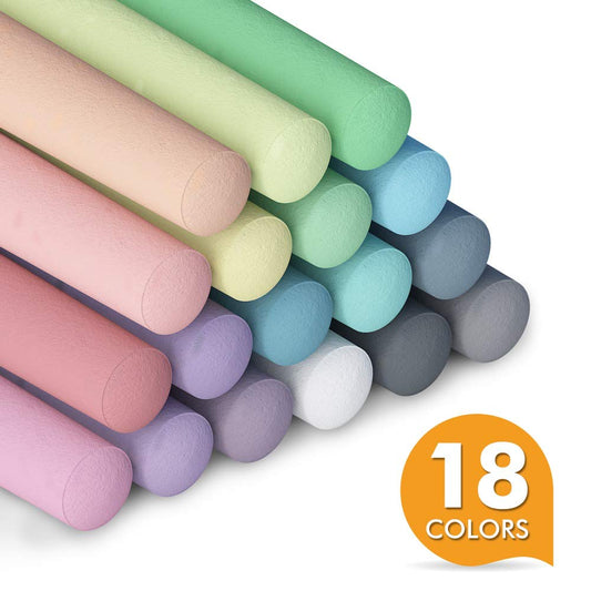 Feela sidewalk chalk colors spread on pavement highlighting creative outdoor play.