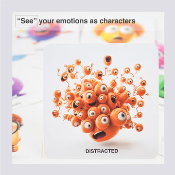 Close-up of a FeelWise emotion card emphasizing recognition and naming.