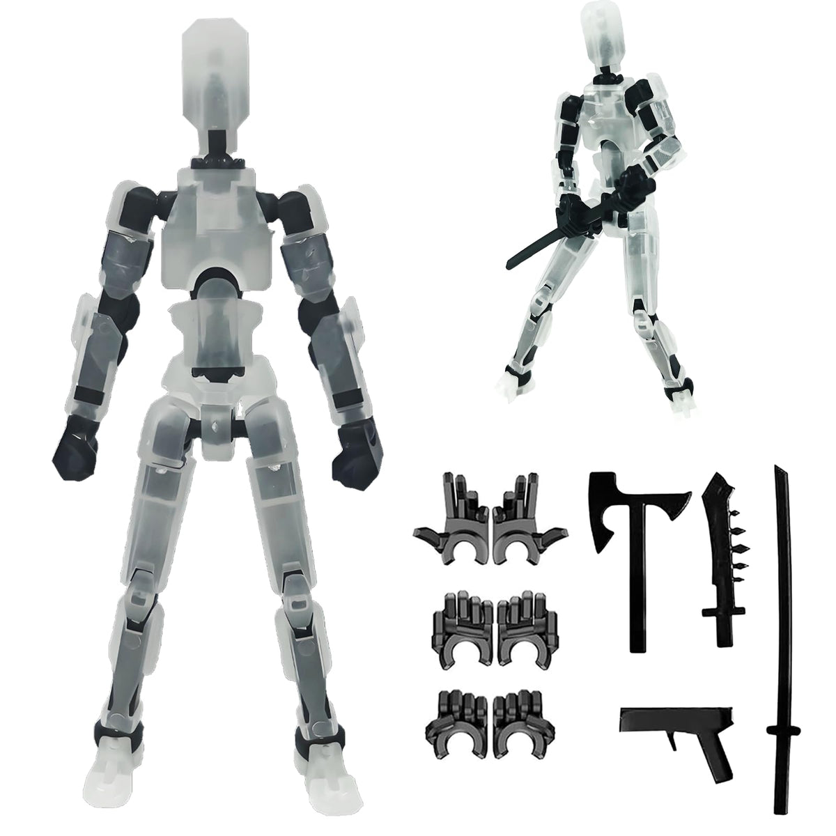 Feetcant Titan 13 joints enable flexible posing for dynamic play