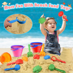 Fegalop all-in-one sand toys compact for carefree outings.