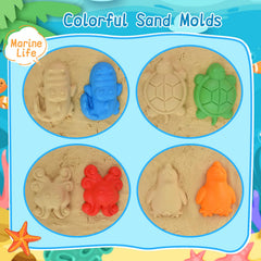 Fegalop sand molds animal shapes spark imaginative play.