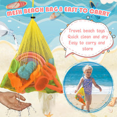 Fegalop travel sand toys set ready for sunny trips.