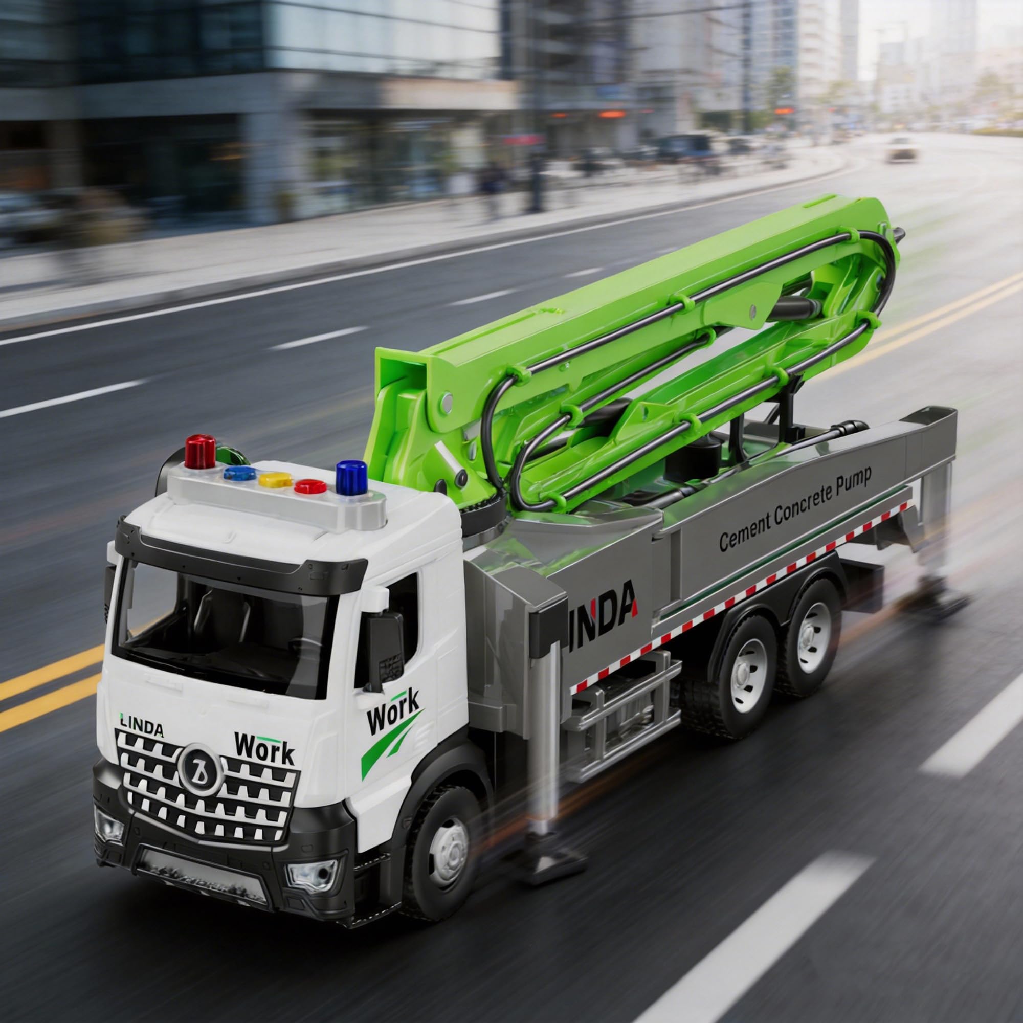 FEIDAMA cement pump truck education play for STEM curiosity