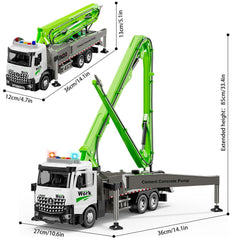 FEIDAMA cement pump truck lights and sounds for immersive play