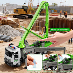 FEIDAMA cement pump truck water spray with built-in hose for interaction