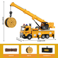 FEIDAMA mobile crane toy light and sound effects enhance playtime