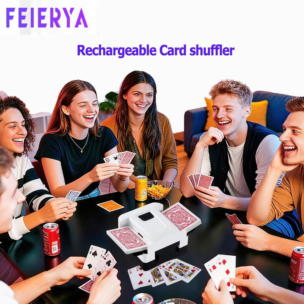 FEIERYA shuffler auto-shuffle button for effortless play