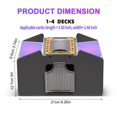 FEIERYA shuffler battery compartment highlights cordless convenience.