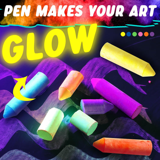 Feifeiya ergonomic glow chalk provides smooth handling for night art