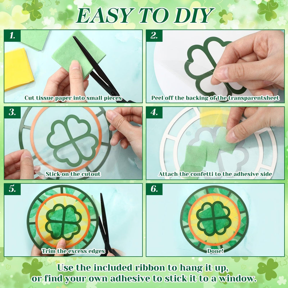 Feifeiya sticker pack to personalize shamrock crafts