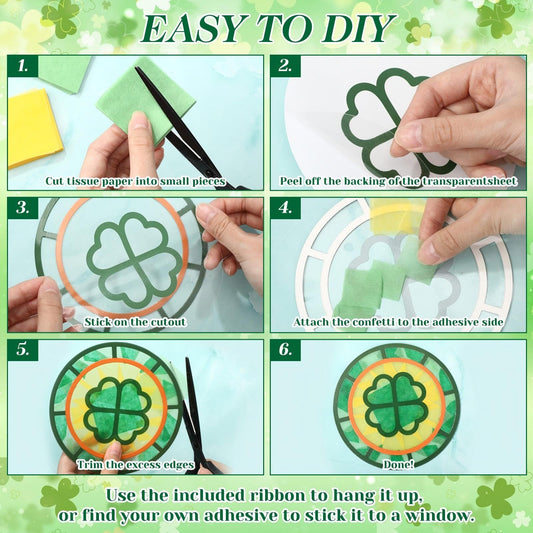 Feifeiya sticker pack to personalize shamrock crafts