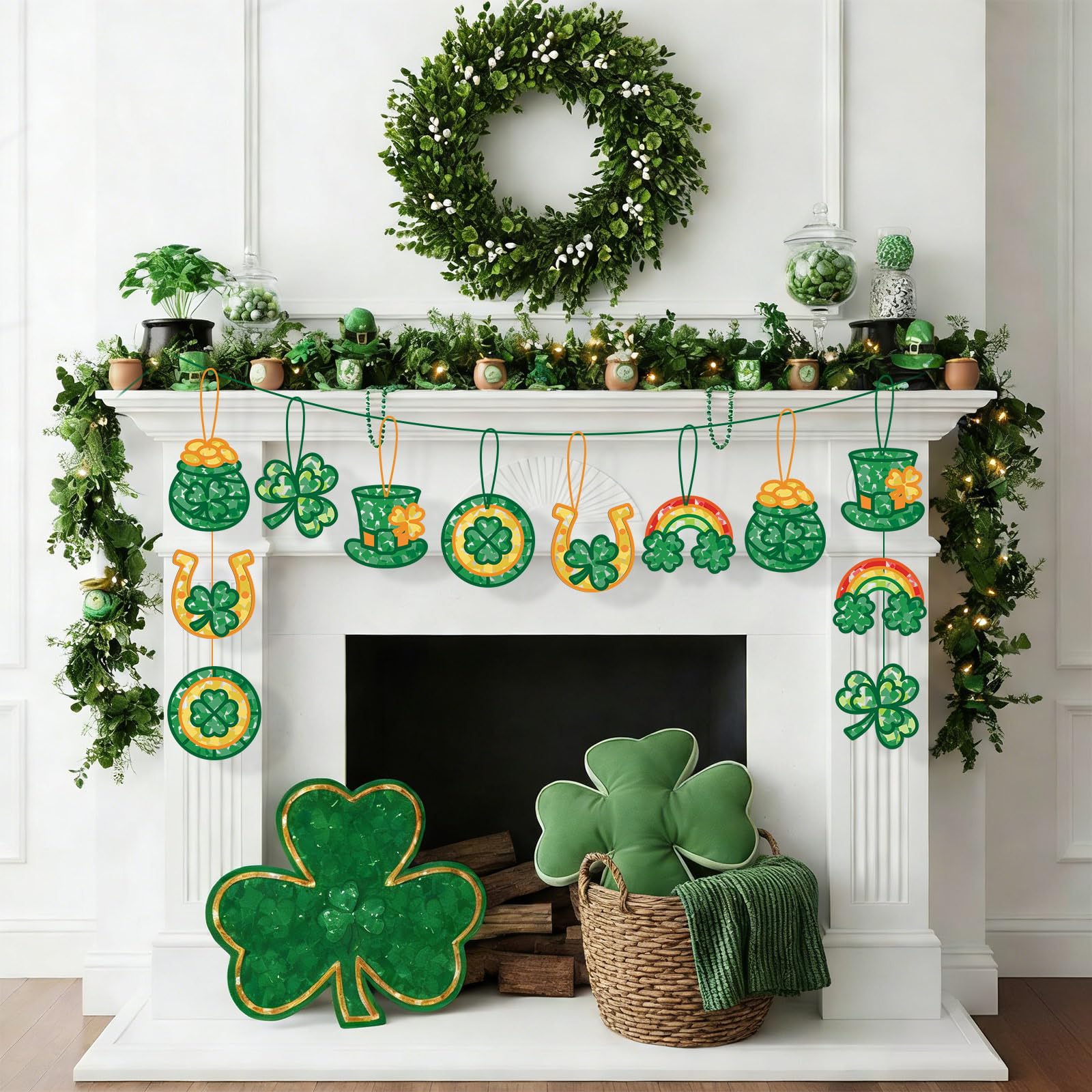 Feifeiya window display ideas with festive cutouts