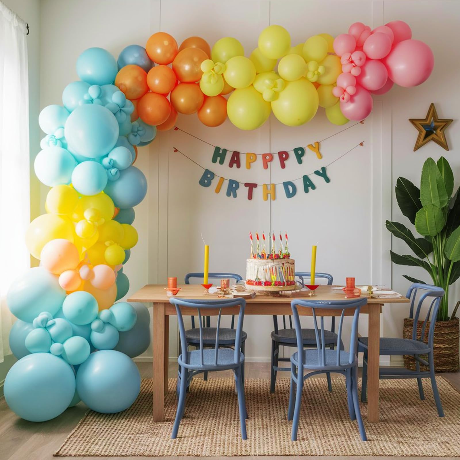 FEYG Birthday party balloon arch: easy setup for stunning centerpieces and backdrops