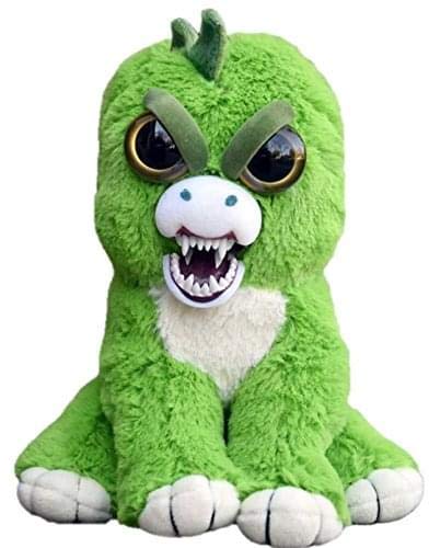 Feisty Pets Extinct Eddie detailed-face image for collector display.