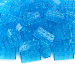 Feleph bricks with high saturation color add warmth to playtime.