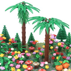 Feleph garden plants vines and foliage add layered greenery to play habitats