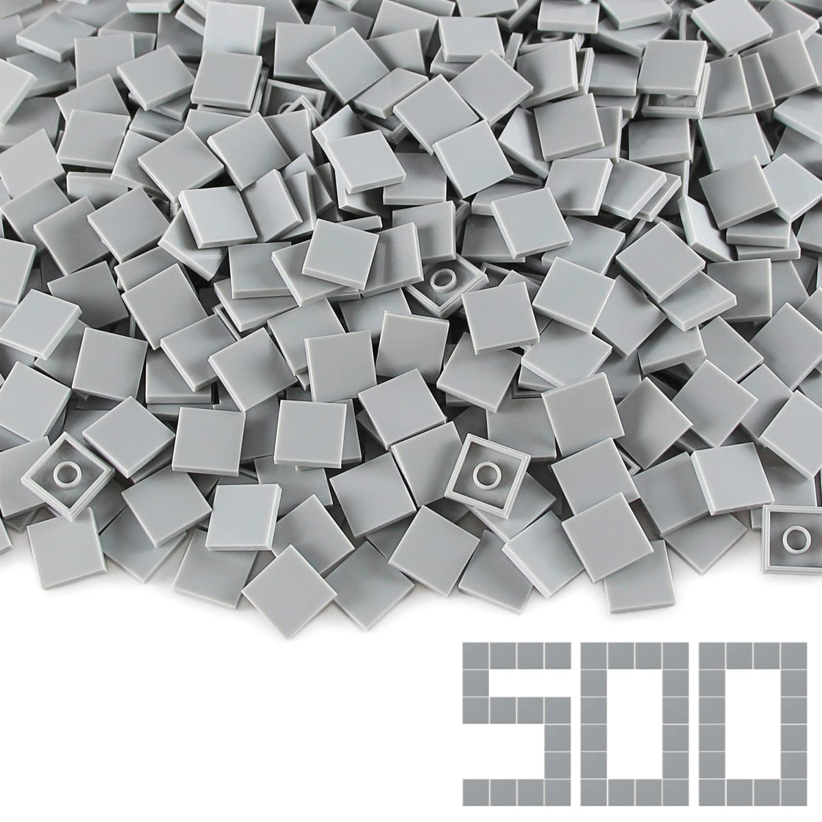 Feleph light bluish gray 2x2 tile for smooth wall surfaces