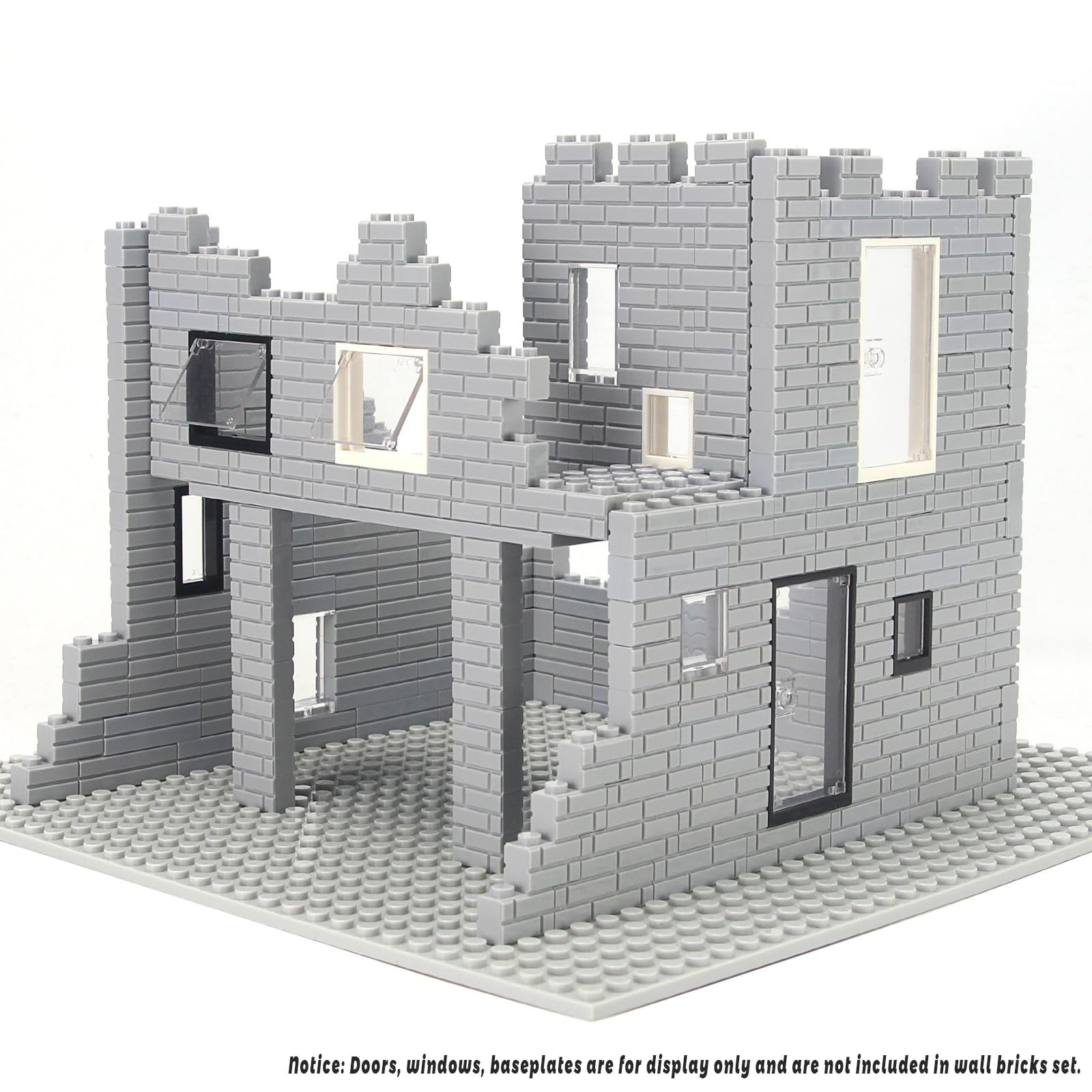 Feleph Masonry Bricks Set 1x3 bricks boost joint stability